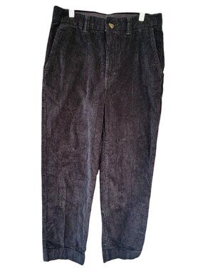 Patagonia Womens Size 6 Black Wide Wale Corduroy Pants Organic Cotton Blend